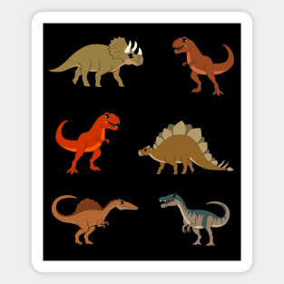 Different Types Of Dinosaurs Magnet